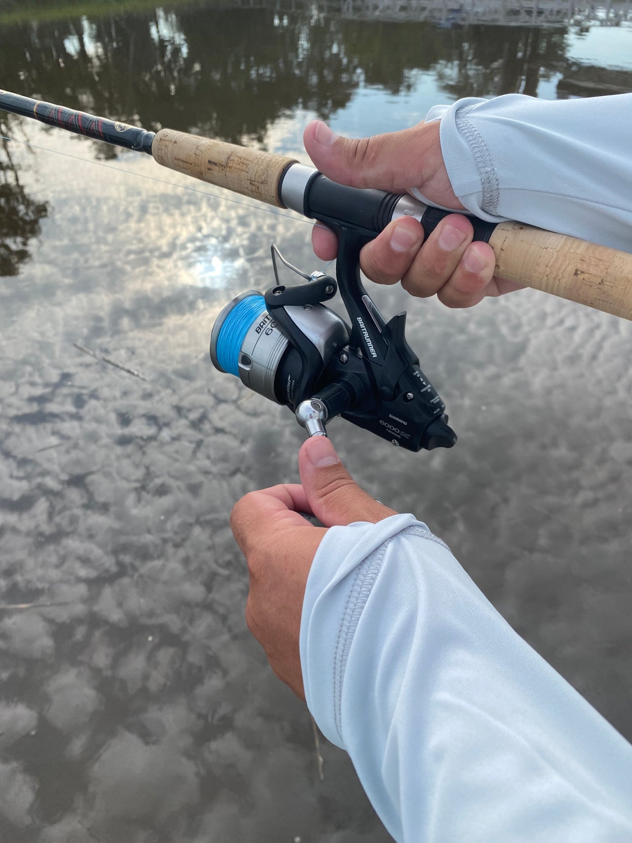 SandFly Trout Sun Hoodie(Grey)